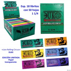 Lion Rolling Circus DUKI EDICInº LIMITADA papel transparente 1 1/4 Exp....