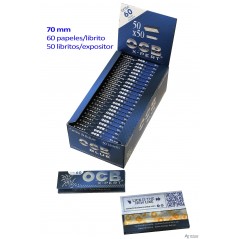 X-Pert Blue OCB Expositor con 50 libritos de 60 hojas
