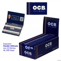 OCB doble Ultimate Expositor 25 libritos de 100 hojas