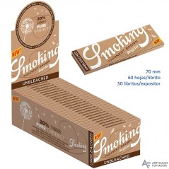 Expositor con 50 libritos Smoking nº 8 Thinnest Brown