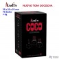 Caja de 1 Kg. Carbón vegetal «ALADIN COCO» con 72 dados de 25mm.