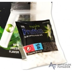 LOTE CAJA DE 20 BOLSAS FILTROS FRUTTA CAPSULA MOJITO-MENTA 6MM (100 UDS)