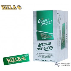 Lote 80 libritos Rizla  Papel  de  Liar  Expositor  Green con  50  hojas  nº  8