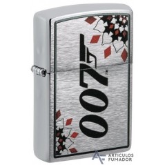 ENCENDEDOR ZIPPO JAMES BOND 007 FLORAL DESIGN