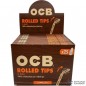PACK 10 FILTROS CARTON TIPS PREROLLED OCB VIRGIN D 25 UNIDADES