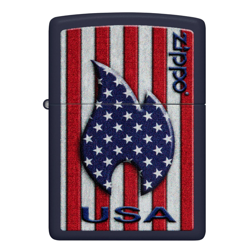 ✅ ENCENDEDOR ZIPPO PATRIOTIC USA FLAME AND FLAG NAVY MATTE ✅ ENCENDEDOR ZIPPO PATRIOTIC USA FLAME AND FLAG NAVY MATTE