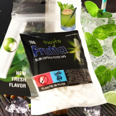 PACK DE 5 BOLSAS FILTROS FRUTTA CAPSULA MOJITO-MENTA 6MM (100 UDS)