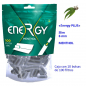 CAJA DE 10 BOLSAS FILTROS ENERGY MENTHOL 6MM DE 100 UDS CADA UNA