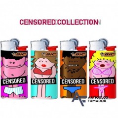 ENCENDEDOR BIC CENSORED COLLECTIONS J25 MINI 4 unds