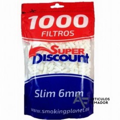 FILTROS SUPER DISCOUNT  6 mm 1000 uds