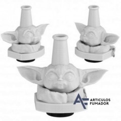 BOQUILLA CACHIMBA 3D YODA GRIS