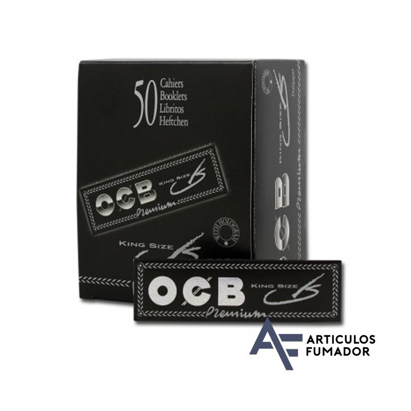 CAJA PAPEL OCB KING SIZE PREMIUM 50 Uds. CAJA PAPEL OCB KING SIZE PREMIUM 50 Uds.