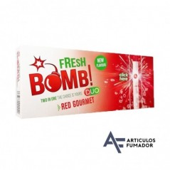 Tubos Fresh Bomb! Red Gourmet – 5 cajitas de 100 unidades