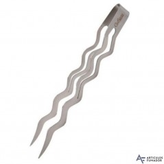 PINZA DE ACERO INOXIDABLE WAVES 25 CM