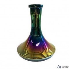 BASE DE CRISTAL ARCOIRIS COMPATIBLE CON SHISHAS RUSAS