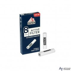 CAJA DE FILTROS CARBÓN ACTIVADO GIZEH REGULAR 10 uds