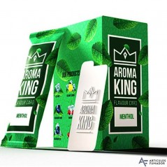 TARJETA ARÓMATICA AROMA KING MENTHOL PARA CIGARRILLOS 25 ud.