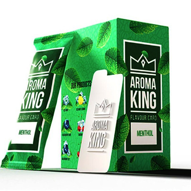 TARJETA ARÓMATICA AROMA KING MENTHOL PARA CIGARRILLOS 25 ud. TARJETA ARÓMATICA AROMA KING MENTHOL PARA CIGARRILLOS 25 ud.