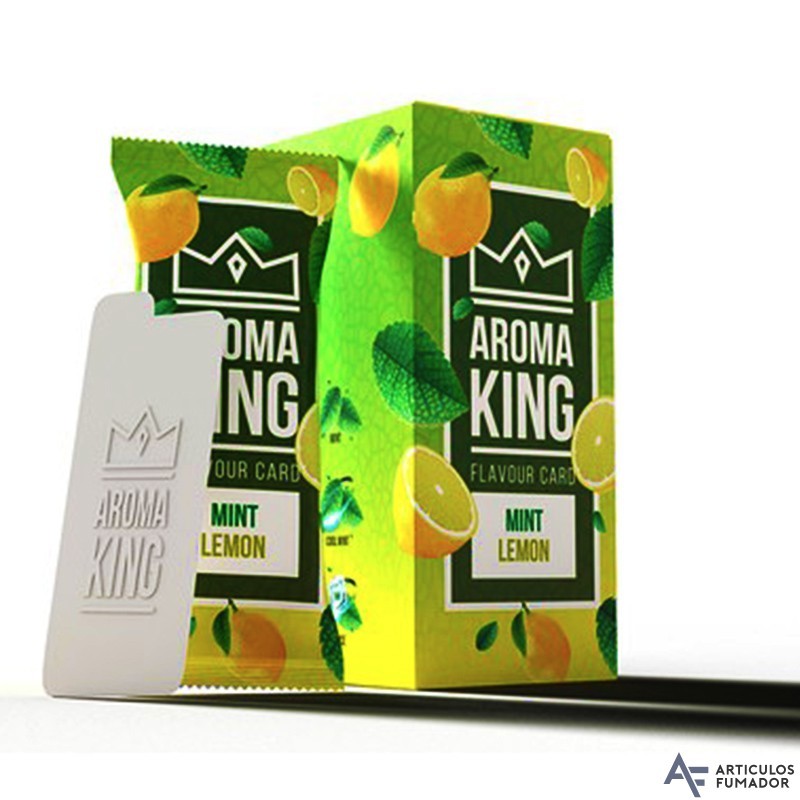 TARJETA ARÓMATICA AROMA KING LEMON PARA CIGARRILLOS 25 ud.