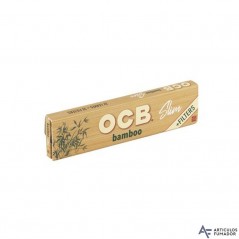 PAPEL DE FUMAR OCB KING SIZE SLIM+TIPS BAMBOO