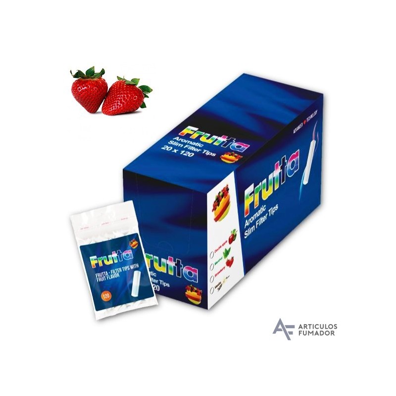 FILTROS FRUTTA FRESA AROMATIZADOS 6MM 120 Unds