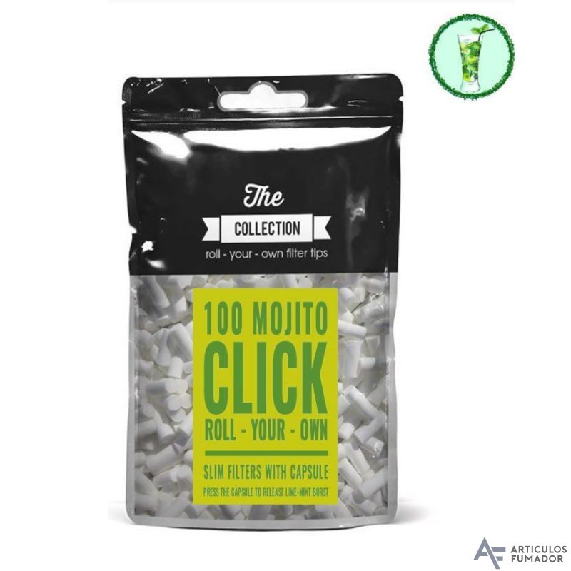 FILTROS Q-TIP SLIM CLICK MOJITO