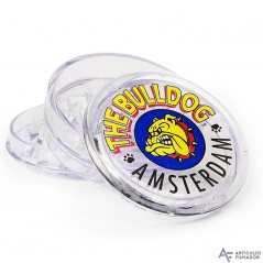 GRINDER THE BULLDOG TRANSPARENTE PLÁSTICO 3 PARTES