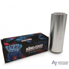 PAPEL ALUMINIO ROLLO DE 40 MICRAS Y 25 METROS KING COCO