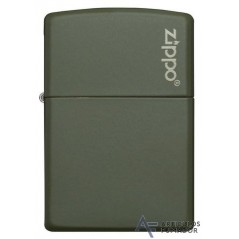 Classic Green Matte Zippo Logo