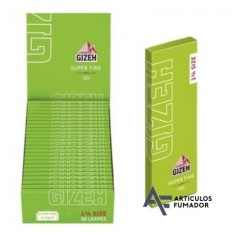 CAJA ENTERA 25 LIBRITOS DE PAPEL GIZEH 1/4 SUPER FINE CUT 78 mm