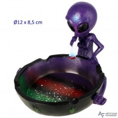 CENICERO DE MESA ALIENS FUMATOR 8.5X12 CM