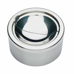 CENICERO GRANDE METAL CHAMP ANTIHUMO Ø12 CM
