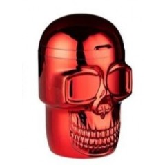 CENICERO COCHE RED CALAVERA METALIZADA LUZ LED