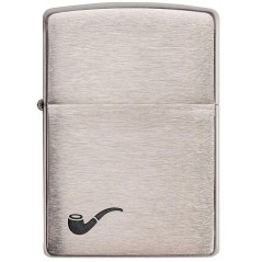 ENCENDEDOR ZIPPO PL 200 PIPE CHROME BRUSHED 60001199