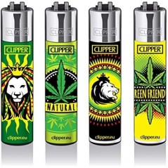 PACK 4 ENCENDEDOR CLIPPER GREEN FRIENDLY