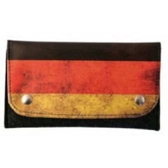 TABAQUERA BANDERA ALEMANIA CON CIERRE ACRILICA 17,5 x 10 x 1,5 cm