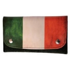 TABAQUERA BANDERA ITALIA CON CIERRE ACRILICA 17,5 x 10 x 1,5 cm