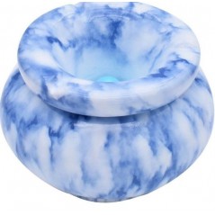 CENICERO DE MESA DE CERÁMICA ESTAMPADO MARROQUI 2