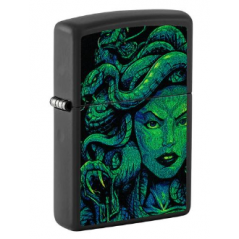 ENCENDEDOR ZIPPO MEDUSA DESING MADE IN U.S.A