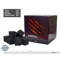 CAJA DE CARBÓN ANIMALSOUL (26x26x26) 1 KG