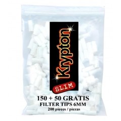 FILTROS KRYPTON SLIM 6mm 200 uds