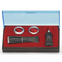 JUEGO DE SOPORTE PARA CIGARROS DOYAR MULT RING GAUGE NEGRO