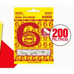 FILTROS RASTA XLONG. LARGOS DE 6 MMS