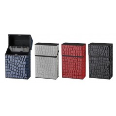 PITILLERAS ESTAMPADO COCODRILO DE 20 CIGARRILLOS