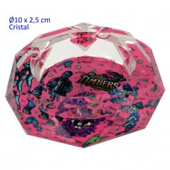 CENICERO TIMBERKS CRISTAL (10 X 2.5 CM) COLORES