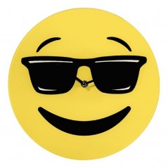 RELOJ PARED GAFAS SMILE 30 CMS DIÁMETRO