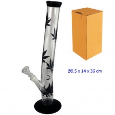 36 cm. Bong de cristal