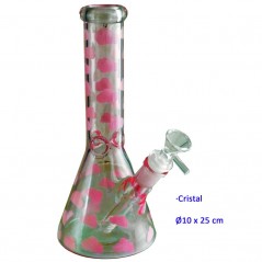 25 cm. Bong de cristal