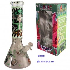 34,5 cm. Bong de cristal