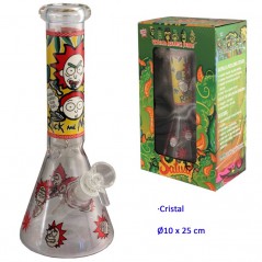 25 cm. Bong de cristal